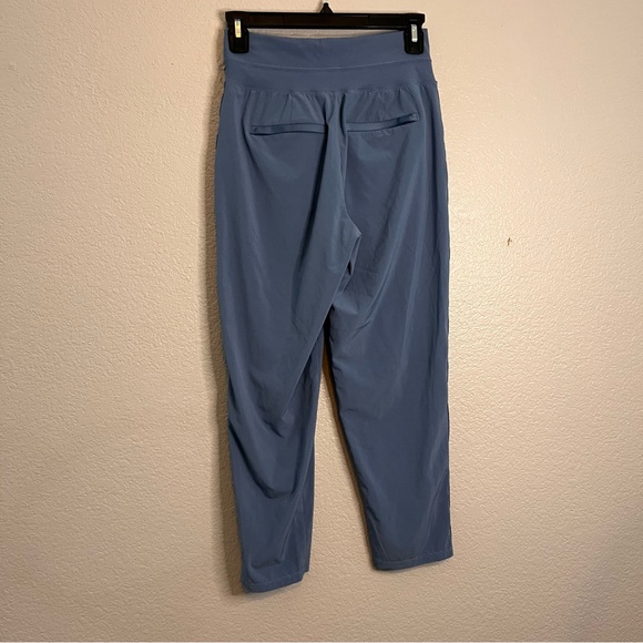Athleta Nolita Slim Tapered Crop Pants-Pull On Elastic Waist-Gray Blue-Size 2 - Picture 8 of 10